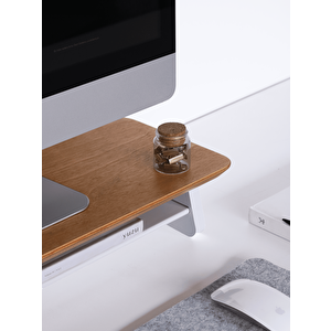 Küçük Monitör Standı (Meşe)