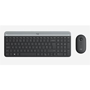 Mk470 Q Tr İnce Kablosuz Klavye Mouse Set Si̇yah 920-009435