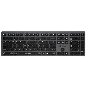 A4tech Fbx50c Bluetooth Q Şarjli Klavye Gri̇