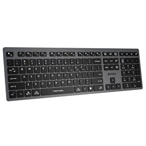 A4tech Fbx50c Bluetooth Q Şarjli Klavye Gri̇
