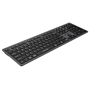 A4tech Fbx50c Bluetooth Q Şarjli Klavye Gri̇