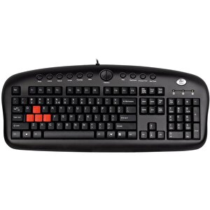 A4 Tech Kb-28g Multimedya Q Klavye Usb Si̇yah