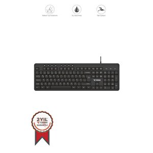 Torima Tk-07 Siyah Multimedya Kablolu Q Klavye Gaming Keyboard