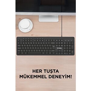 Torima Tk-07 Siyah Multimedya Kablolu Q Klavye Gaming Keyboard