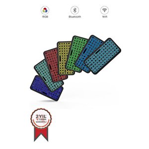 Torima M7 Siyah Kablosuz Rgb Işıklı Bluetooth Mini Klavye