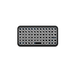 Torima M7 Siyah Kablosuz Rgb Işıklı Bluetooth Mini Klavye