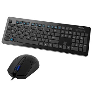 Fk-158qu Usb Q Tr Mm Si̇yah Kablolu Klavye Mouse Set