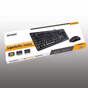 A4 Tech Kr-9276 Q Usb Standart Klavye+opti̇k Mouse