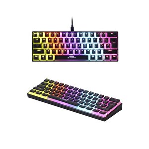 Torima Tk-04 Siyah Mekanik Rgb Işıklı Kablolu Q Klavye