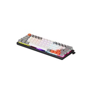 Torima Tk-06 Mekanik Rgb Işıklı Kablolu Q Klavye Beyaz