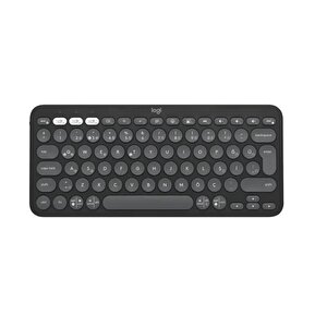 K380s Pebble Keys 2 Çoklu Ci̇haz Özelli̇kli̇ Bluetooth Türkçe Q Klavye Gri̇ 920-011859