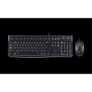 Logitech Mk120 Tr Q Usb Kablolu Klavye Ve Mouse Set Si̇yah 920-002560