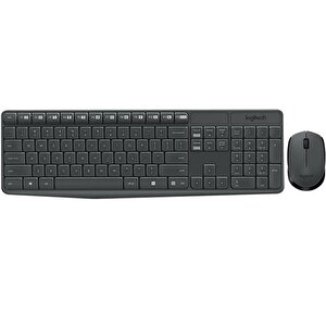 Mk235 Q Tr Kablosuz Klavye Mouse Set Gri̇ 920-007925