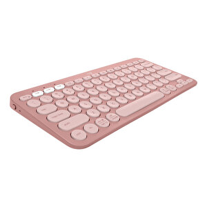 Logitech K380s Pebble Bluetooth Türkçe Q Klavye Pembe 920-011861