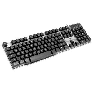 Fk-g508qu Usb Q Tr 3 Renkli Işikli Kablolu Klavye