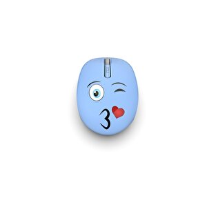 Inca Weeny Iwm-245rm Desing 3d Wireless Mouse- Mavi
