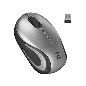 Smw-555 Mini Kablosuz Mouse, Usb, Gümüş, 2.4ghz