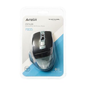 A4 Tech Fb35 Kablosuz Mouse, Yeşil, Bluetooth+2.4g Nano, 2000dpi