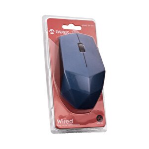 Sm-201 Kablolu Usb Mouse Mavi