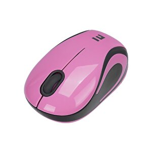 Smw-555 Mini Kablosuz Mouse, Usb, Pembe, 2.4ghz