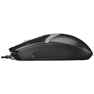 Sm-220 Usb Opti̇k Mouse,3d,si̇yah-gri̇