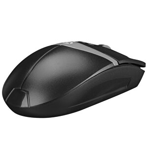 Everest Sm-220 Usb Opti̇k Mouse,3d,si̇yah-gri̇
