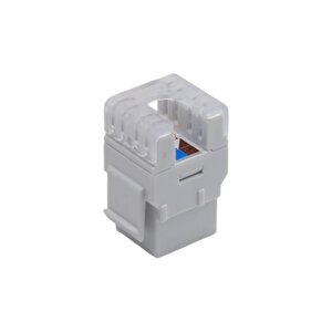 Hcs J6e-00874  Korumali Cat6 Keystone Jack Beyaz (10'lu Paket )