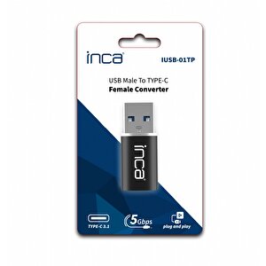 Inca Iusb-01tp Usb Male To Type-c Female Converter