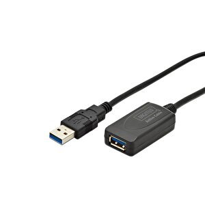 Usb 3.0 Repeater / Uzatma Kablosu, Usb A Erkek / A Dişi, 5 Metre
Digitus Usb 3.0 Active Extension Cable