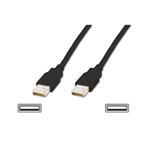 Digitus Usb 2.0 Connection Cable, Type A M/m, 1.8m, Usb 2.0 Compatible, Bl