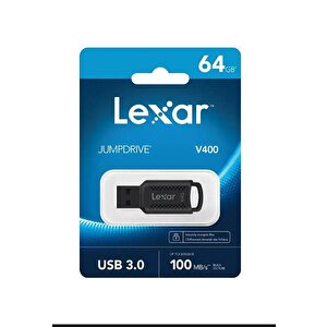 Lexar 64gb V400 Siyah 100 Mb/s 3.0 Usb Flash Bellek