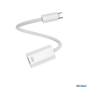 Schitec Apple Uyumlu Type-c To Lightning Çevirici Dönüştürücü Adaptör