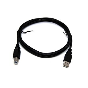 Usb 2.0 A Erkek / B Erkek, Siyah Renk, 1.8 Metre&lt;br&gt;
Beek Usb 2.0 A M To B M, Black,1.8m