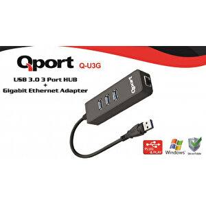 Q-u3g Usb 3.0 Çoklayici/gigabit Adaptör