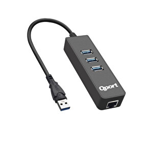 Qport Q-u3g Usb 3.0 Çoklayici/gigabit Adaptör