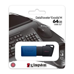 64gb Exodia M Usb 3.2 Flash Bellek, Dtxm/64gb