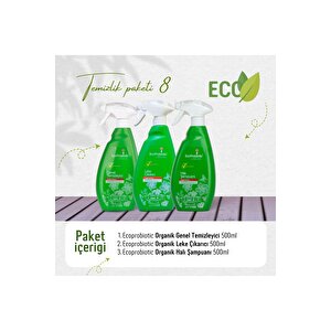 ECOPROBİOTİC Avantajlı 3'lü Paket Organik Temizlik Ürünleri, Çok Amaçlı Temizleyiciler