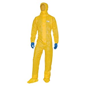 Deltaplus Dt300 Deltachem Tek Kullanimlik Anti̇stati̇k Sivi Geçi̇rmez Ti̇p 3 Ki̇myasal Koruyucu Tulum
