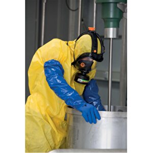 Deltaplus Petro Ve766 Konforu, Kolun Tam Korumasini Ki̇myasal Eldi̇ven 9 (L)