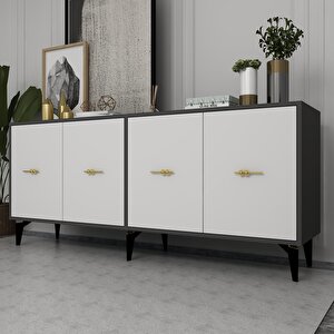 Sintaa 180 Cm Konsol (kx180) Antrasit-Beyaz Antrasit Beyaz