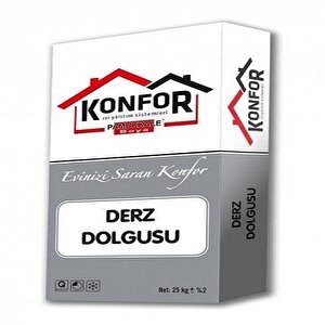 Konfor Derz Dolgu Silikonsuz Beyaz 20 Kg