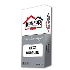 Konfor Derz Dolgu Silikonlu Gri 20 Kg