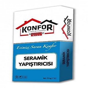 Konfor Seramik Yapıştırıcı 25 Kg Gri