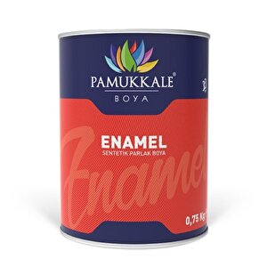 Pamukkale Enamel Sentetik Parlak Boya 0.75 Kg Metalik Gri Metalik Gri