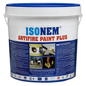 İsonem Antifire Paint Plus 120 Dk Yangına Dayanıklı Boya 10 Kg Beyaz