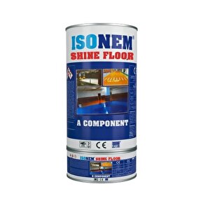 İsonem Shine Floor Solvent Bazlı Fayans Boyası 4.5 Kg Bayrak Kırmızı Bayrak Kırmızı