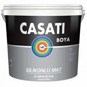 Casati Silikonlu Mat İç Cephe Boyası 7.5 Lt Kurdele Pembesi Kurdele Pembesi