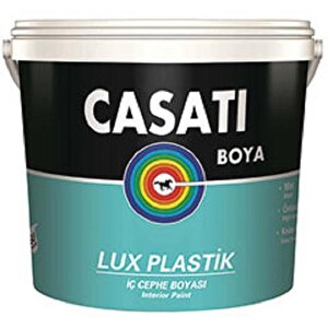 Casati Lüx Plastik İç Cephe Boyası 10 Kg Dingin Beyaz Dingin Beyaz