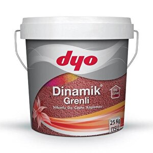 Dinamik Grenli Silikonlu Dış Cephe Kaplaması 25 Kg Beyaz Beyaz