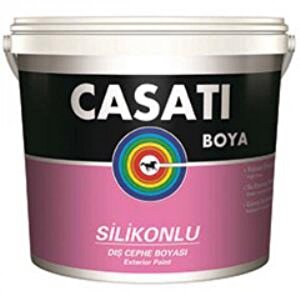 Casati Silikonlu Dış Cephe Boyası 15 Lt C755 Triannon Gri